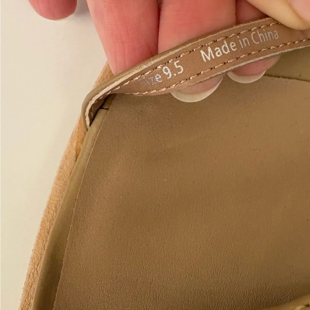 Dolce Vita || Gemini Wedge Sandals Strappy Tan Beige Nude 9.5‎ NWOB